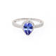 Pear Shape Tanzanite Ring (1.22 Ct)