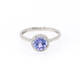 Bright Tanzanite Ring (0.87 Ct)