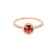 Brilliant-Cut Garnet Ring (0.87 Ct)