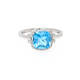 Blue Topaz Ring (2.70 Ct)