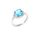 Blue Topaz Ring (2.70 Ct)