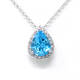 Blue Topaz Pendant (1.37 Ct)