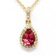 Pink Sapphire Pendant (0.70 Ct)