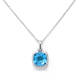 Topaz Cushion Pendant (2.71 Ct)