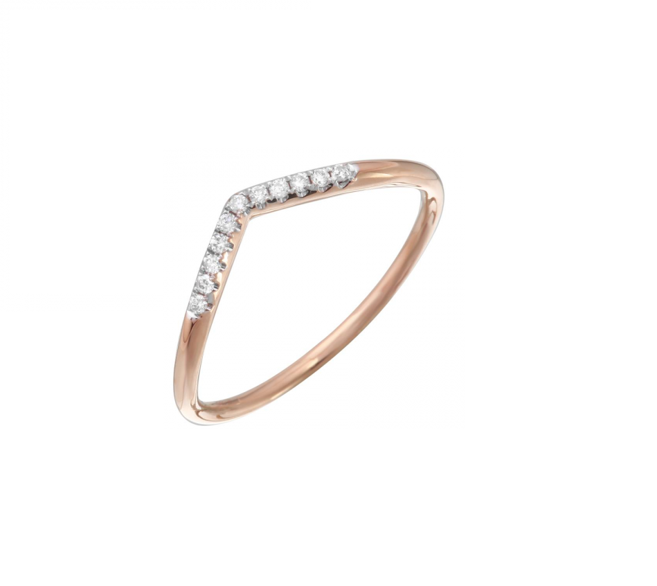 Wishbone Diamond Ring (0.05ct)