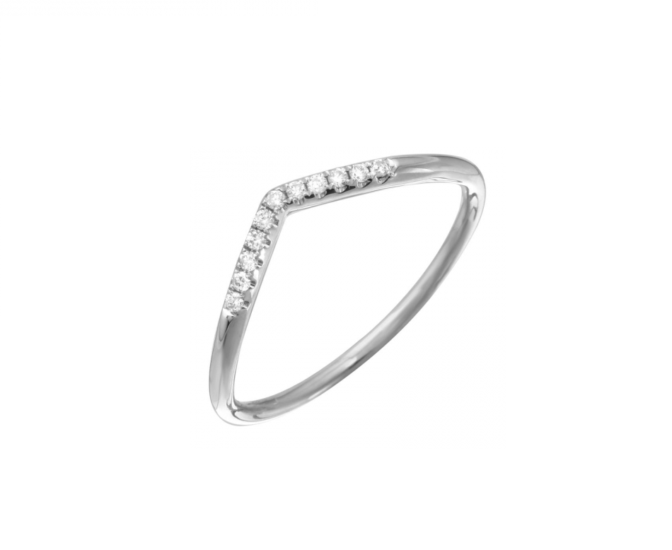 Wishbone Diamond Ring (0.05ct)