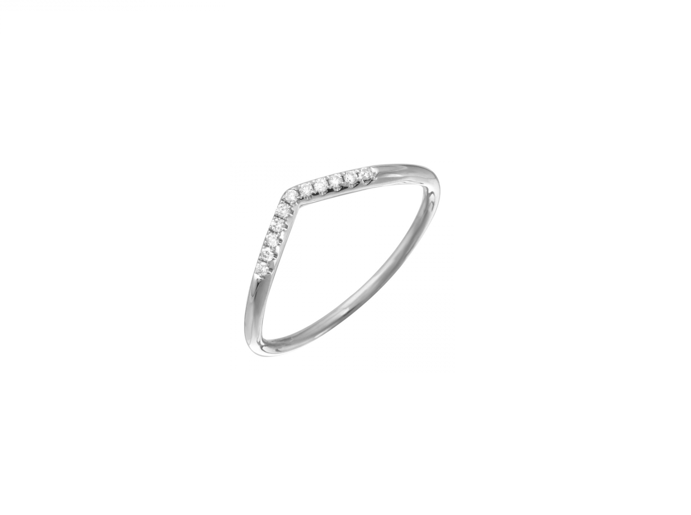 Wishbone Diamond Ring (0.05ct)