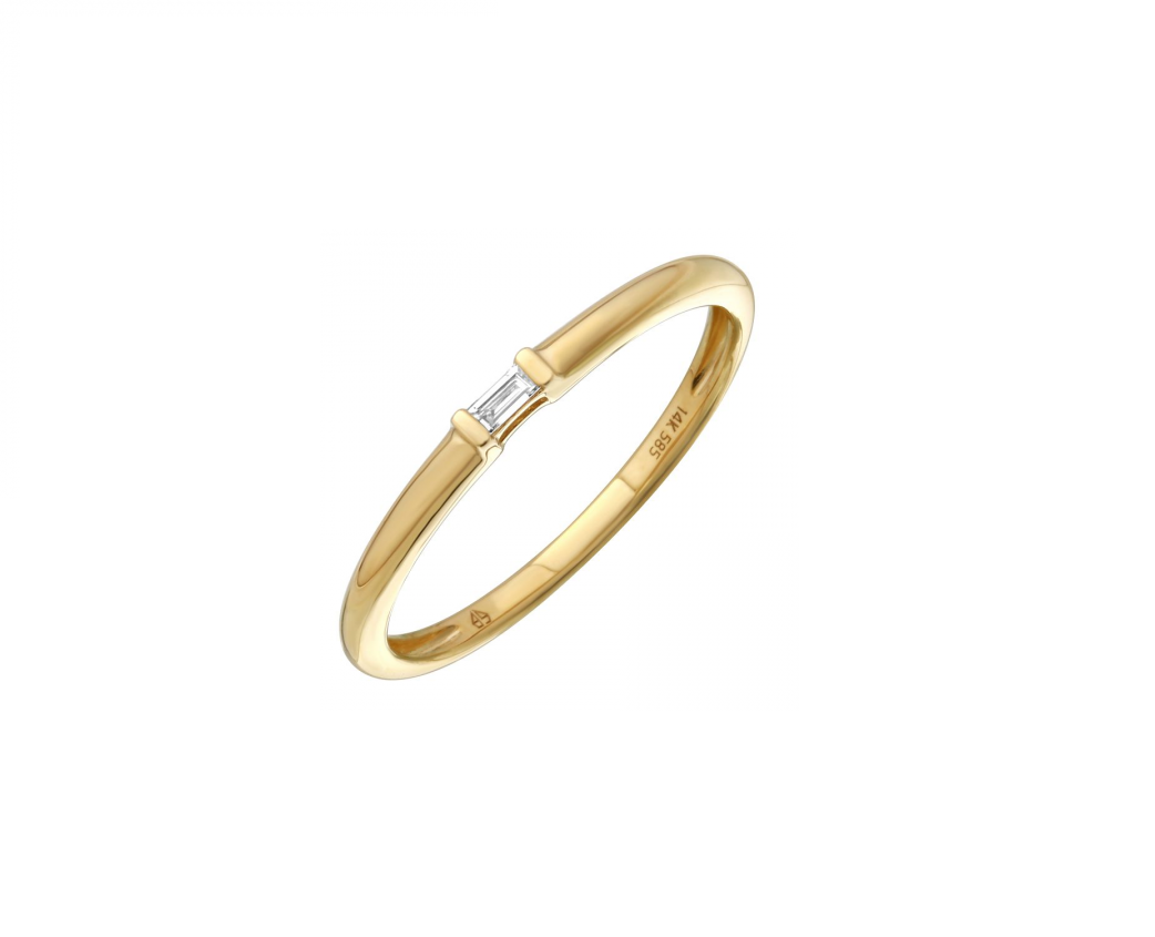 Diamond Baguette Ring  (0.03ct)