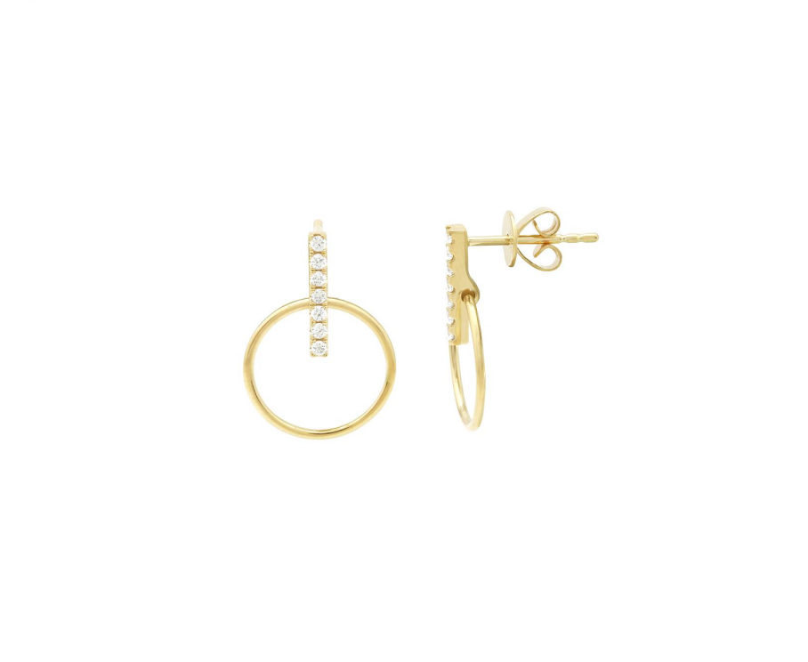 Diamond Hoop Earrings (0.15ct)