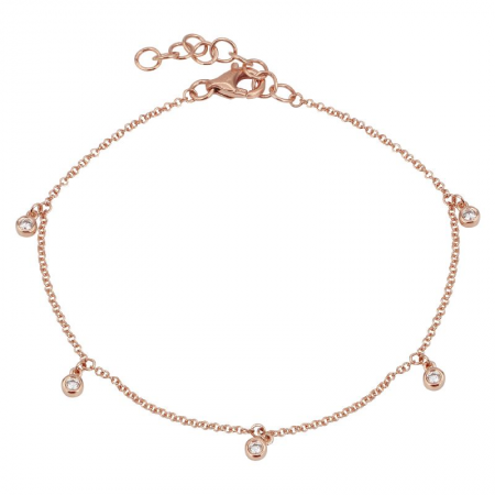 Droplet Diamond Bracelet (0.08ct)