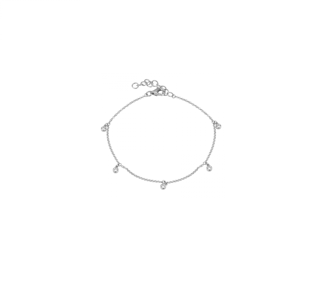 Droplet Diamond Bracelet (0.08ct)
