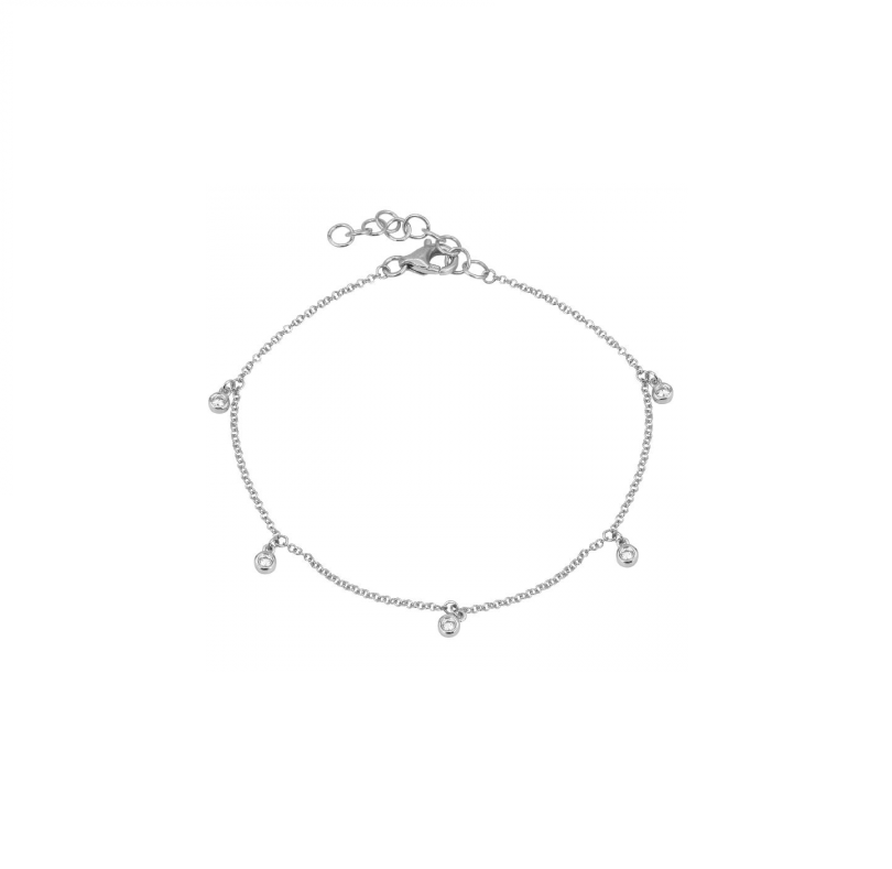 Droplet Diamond Bracelet (0.08ct)