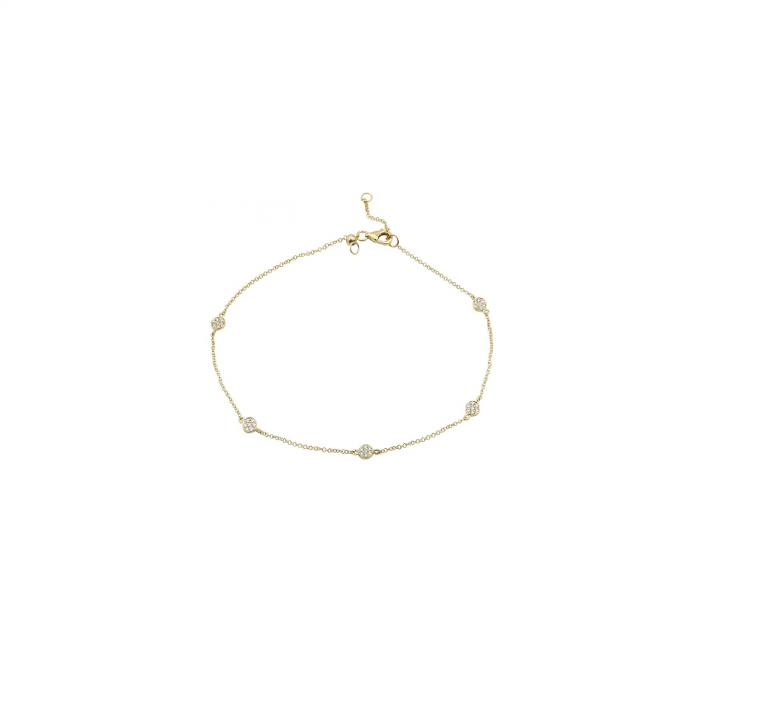 Diamond Anklet (0.18ct)