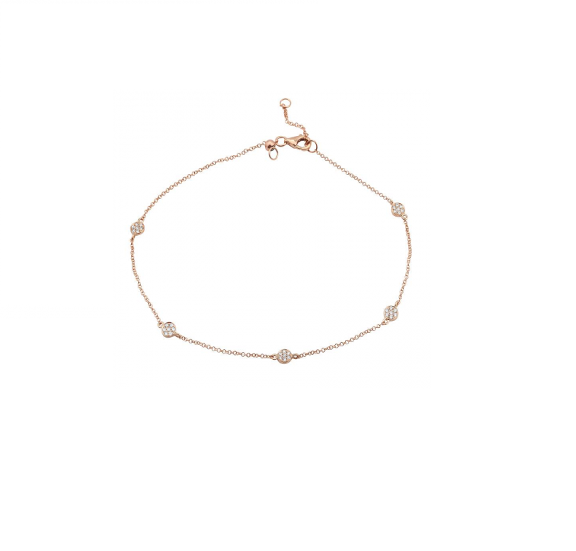 Diamond Anklet (0.18ct)