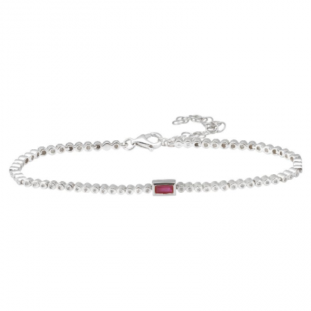 Red Sapphire Bracelet