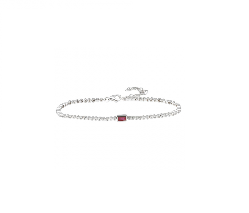 Red Sapphire Bracelet
