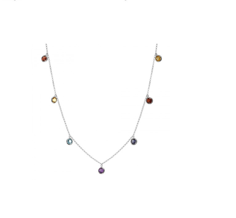 Rainbow Multi-Gems Necklace (1ct)