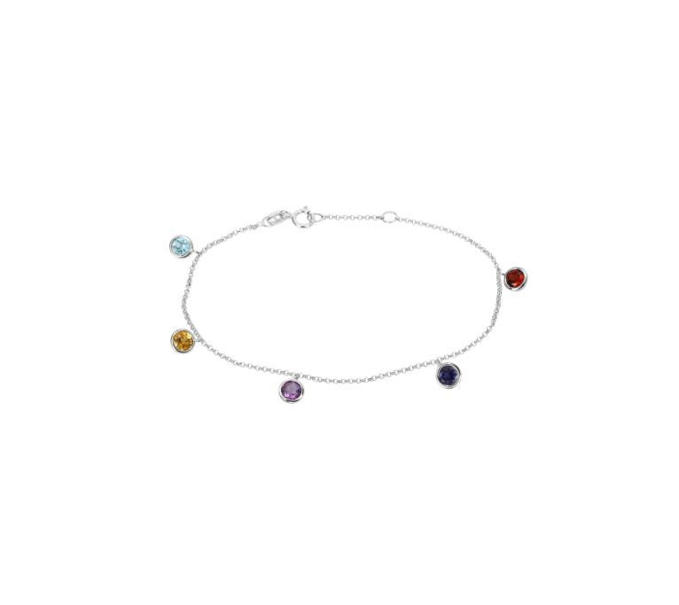 Rainbow Multi-Gems Bracelet (1ct)