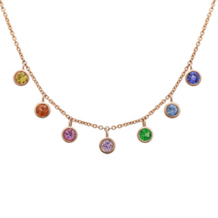 Multi-Sapphire Necklace