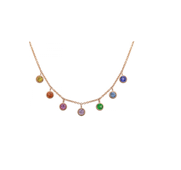 Multi-Sapphire Necklace