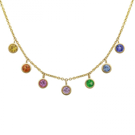 Multi-Sapphire Necklace