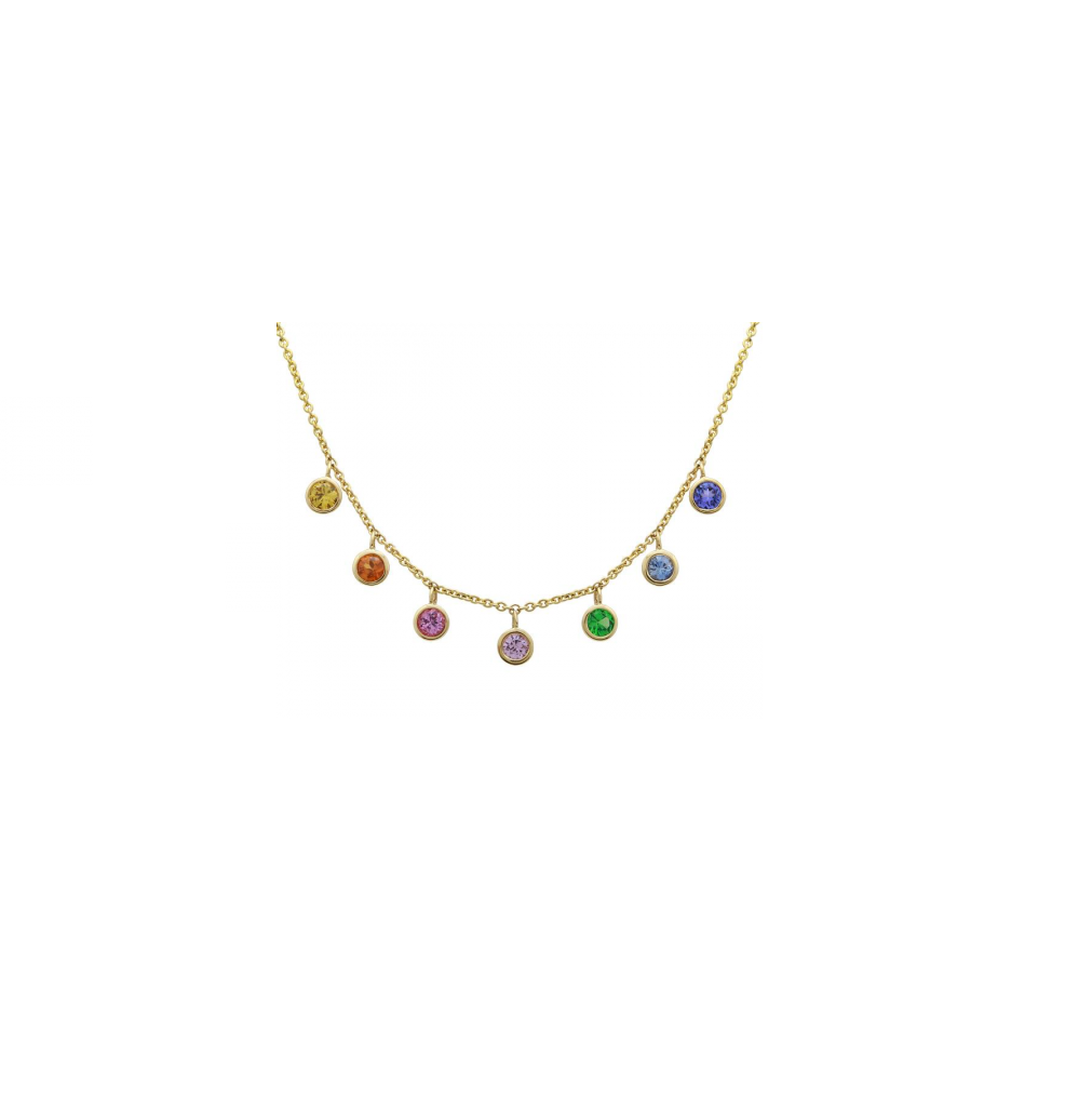 Multi-Sapphire Necklace