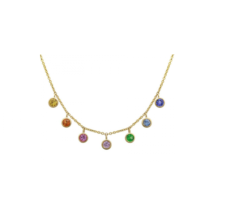 Multi-Sapphire Necklace