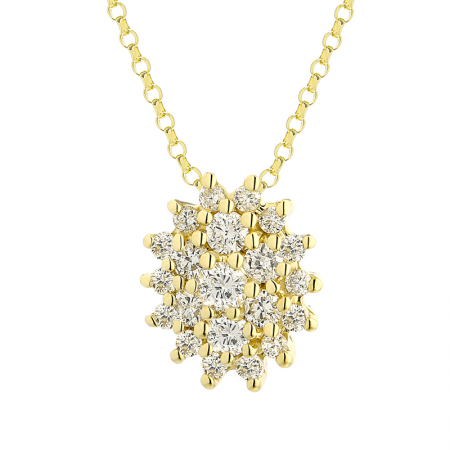 Gold Diamond Necklace (0.26ct)