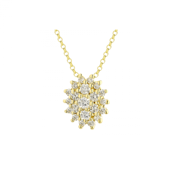 Gold Diamond Necklace (0.26ct)